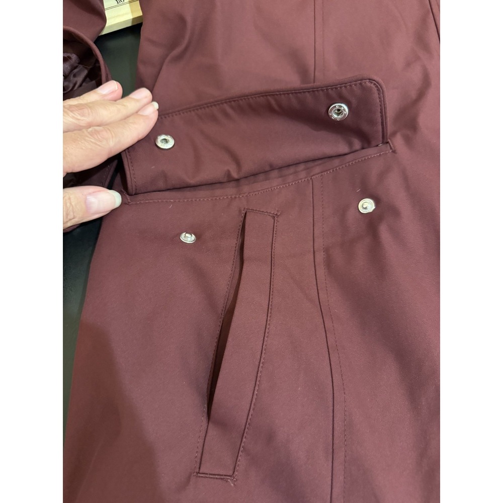 Lands' End Women's 3-in-1 Systems Jacket Outer Shell Only -‎ Maroon, Size XL - Picture 11 of 15